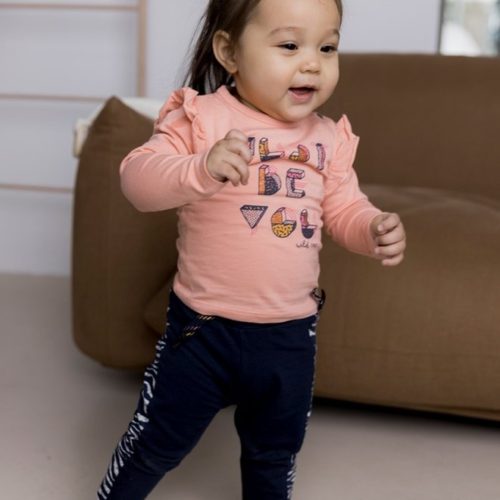 dirkje girls shirt pink ruffles 2