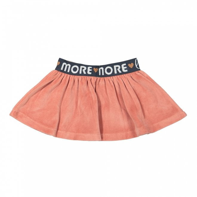 dirkje girls skirt old pink velour 1 dirkje girls skirt old pink velour 1