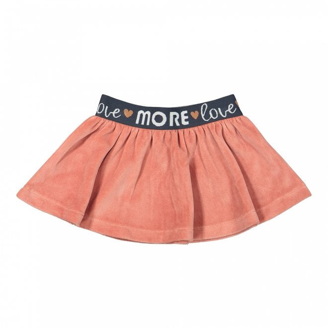 dirkje girls skirt old pink velour dirkje girls skirt old pink velour