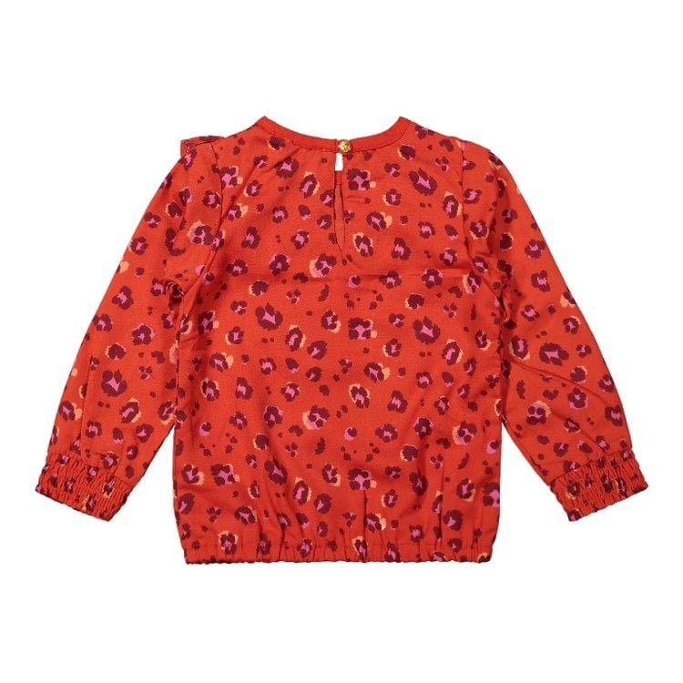 koko noko girls blouse red panther print 1 koko noko girls blouse red panther print 1