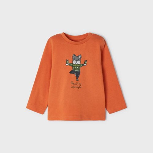 pack μπλουζες μακρυμανικες ecofriends με σταμπα baby id L