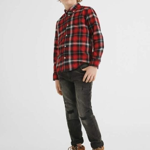 τζιν straight fit με μπαλωματα ecofriends αγορι id L