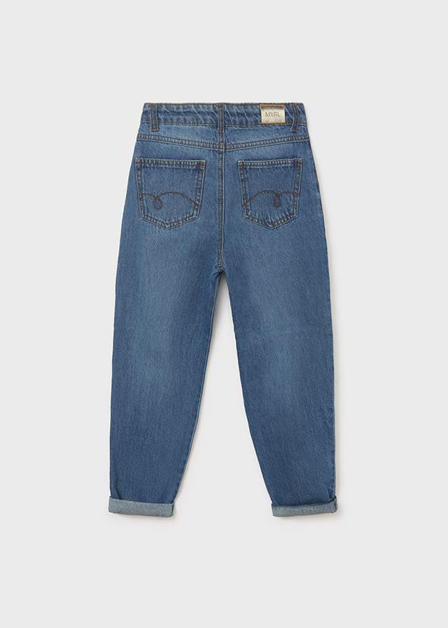 τζιν slouchy ψηλομεσο απο βαμβακι κοριτσι id L τζιν slouchy ψηλομεσο απο βαμβακι κοριτσι id L