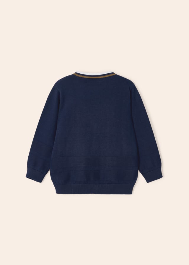 sustainable cotton knit for boy id M πλεκτη απο βιωσιμο βαμβακι για αγορι id M