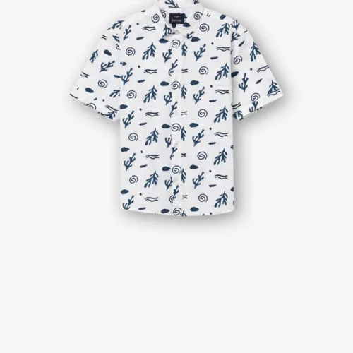 Camisa Estampado Marino