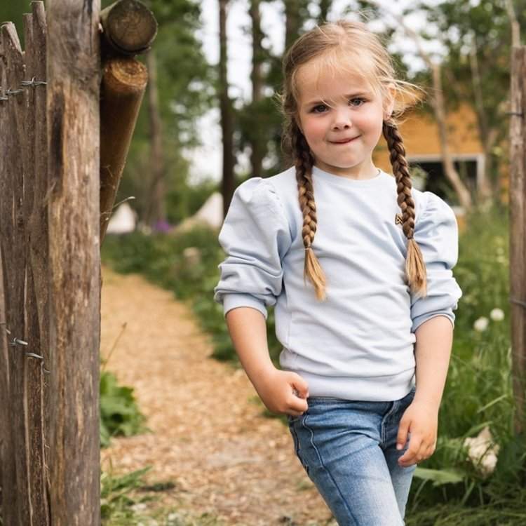 koko noko girls sweatshirt light blue koko noko girls sweatshirt light blue
