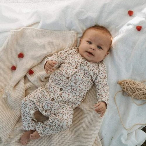 babyface baby suit long sleeve creme nwb