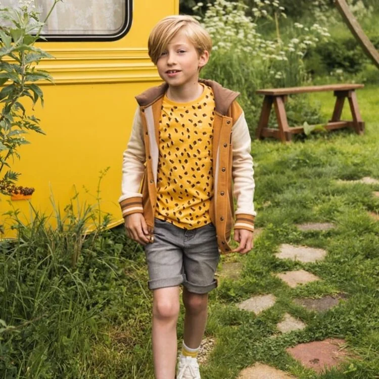 koko noko boys t shirt yellow panther koko noko boys t shirt yellow panther