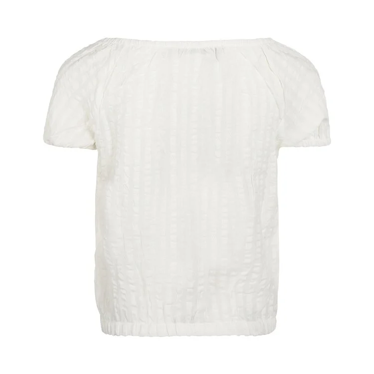 koko noko girls blouse off white buttons koko noko girls blouse off white buttons