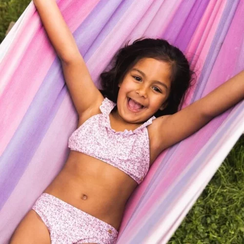 koko noko girls bikini flower ruffles ()
